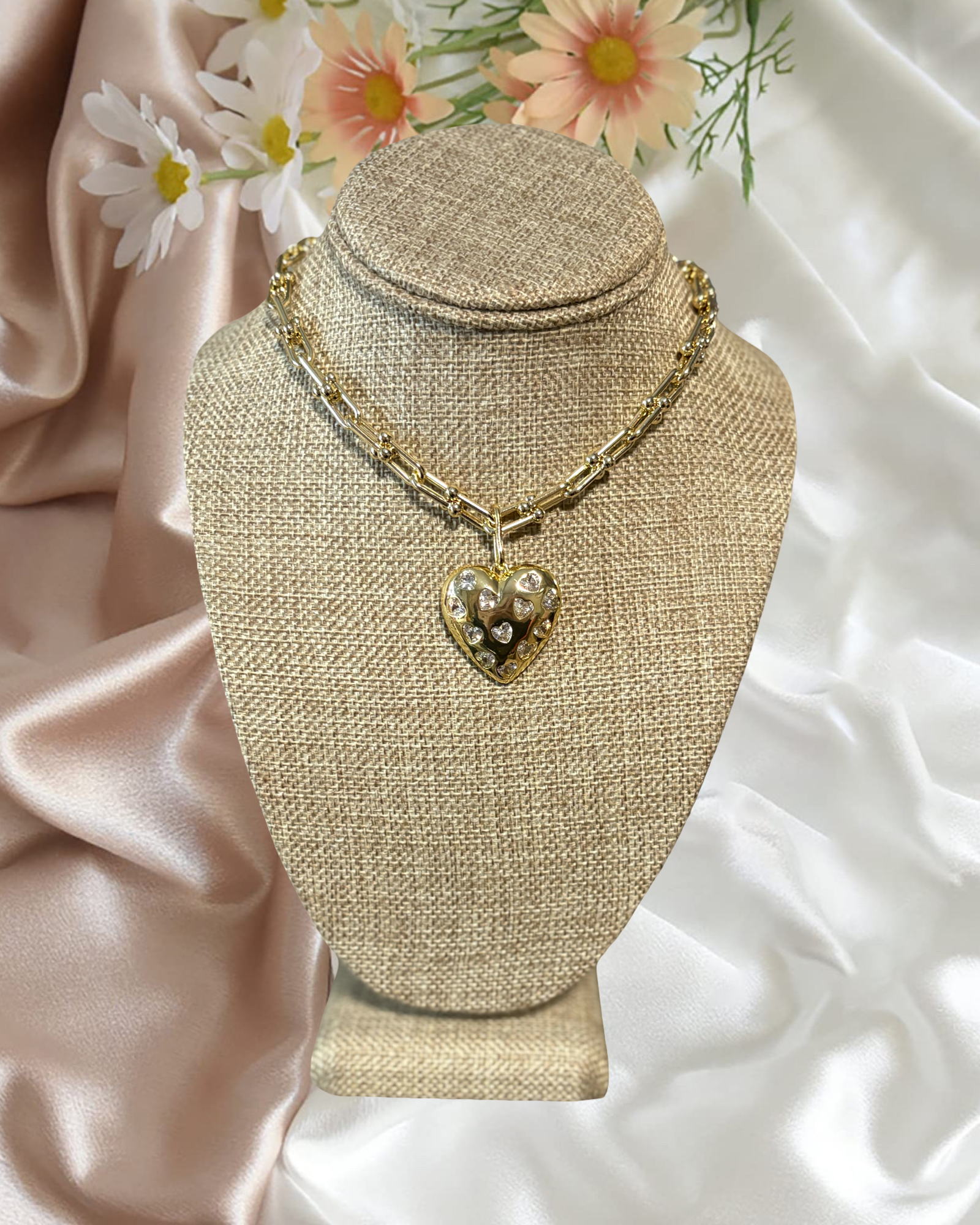 Heart Diamond Necklace