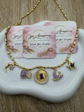 Lilac Charm Necklace