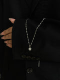 Silver love necklace